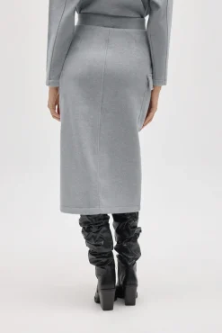 Falda midi cálida estilo cargo<Ysabel Mora New