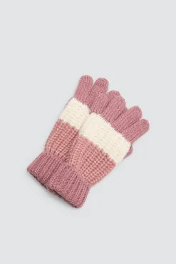 Guantes de punto rayas<Ysabel Mora Best