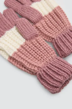 Guantes de punto rayas<Ysabel Mora Best