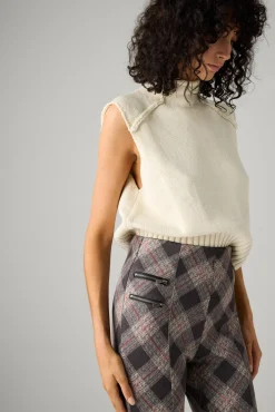 Pantalones estampado cuadros multicolor<Ysabel Mora Hot