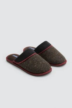 Zapatillas de casa tejido jaspeado<Ysabel Mora Sale